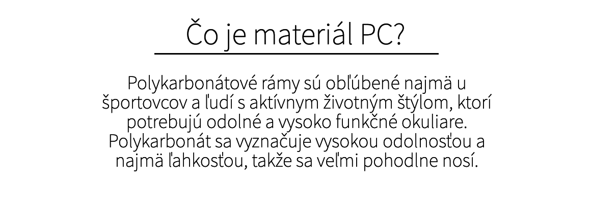 Co je material PC sk